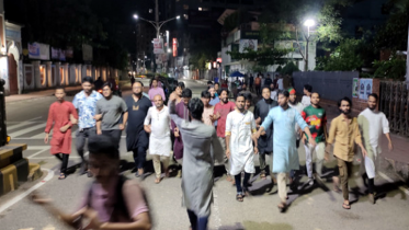 ভিপি নুরের ওপর হামলার প্রতিবাদে গভীররাতে সিলেটে বিক্ষোভ