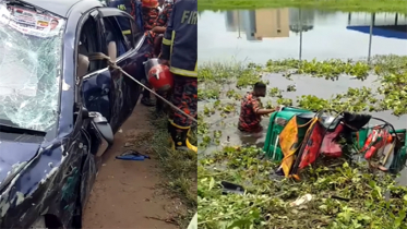 দক্ষিণ সুরমায় কার-অটোরিকশা সং ঘ র্ষে প্রাণ গেল একজনের