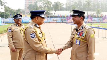 এসএমপি কমিশনার রেজাউল করিমের ‘গুড সার্ভিস’ ব্যাজ অর্জন