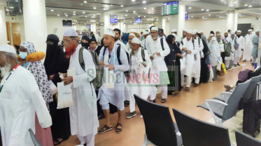 দোয়ার মাধ্যমে সিলেট-মদিনার হজ ফ্লাইট উদ্বোধন
