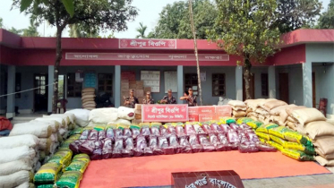 সিলেটে দুই কোটি ৫৫ লাখ টাকার ভারতীয় পণ্য জব্দ