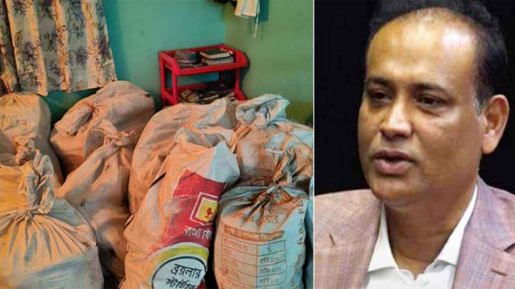 সাবেক ভূমিমন্ত্রীর বিদেশে টাকা পাচারের ২৩ বস্তা আলামত জব্দ